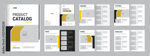 Product Catalogue Design Template, Catalogue template design, fashion product catalog design editable
