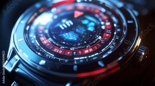 Wallpaper Mural Secret agent smart watch app with holographic casino games Torontodigital.ca