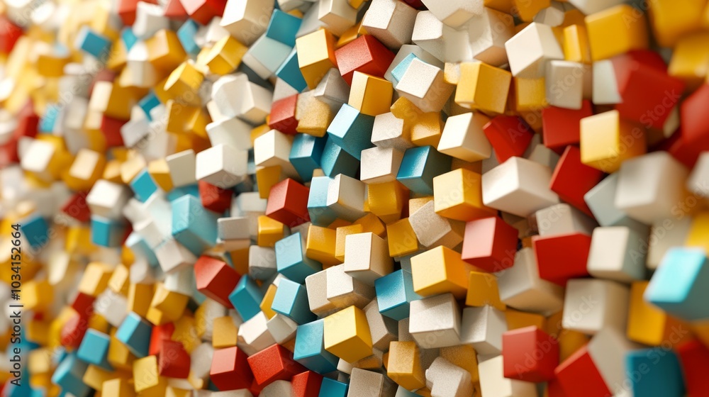 Abstract background of colorful cubes. Abstract background of colorful cubes.