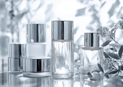 Cosmetics Bottles nameless Transparent colorless photo