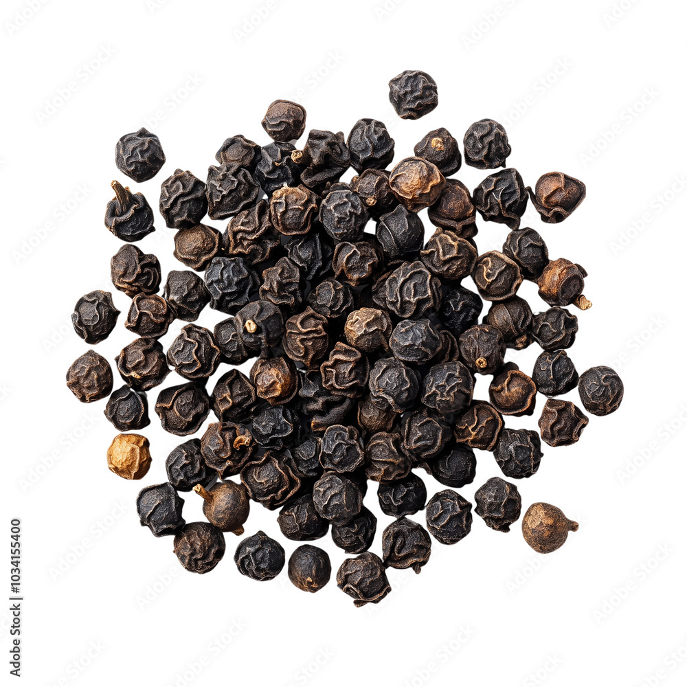 black pepper isolated on transparent background black pepper isolated on transparent background