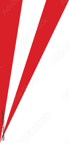 Peruvian Flag Corner Design