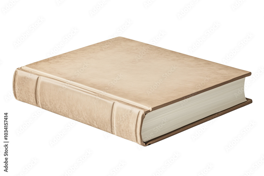 Antique book isolated on white as a graphic resource for literature mockup Antique book isolated on white as a graphic resource for literature mockup