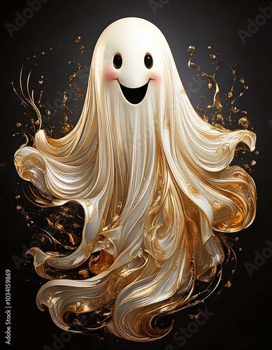 vector illustration of a scary halloween