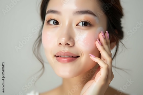Beauty portraits of beautiful young Asian woman
