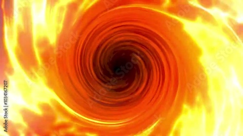 Wallpaper Mural Abstract fiery vortex with a black center. Torontodigital.ca