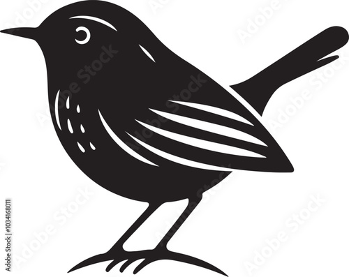 Photos Creative wren vector illustration design