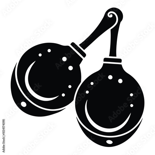 Artistic Castanets Vector Illustration
