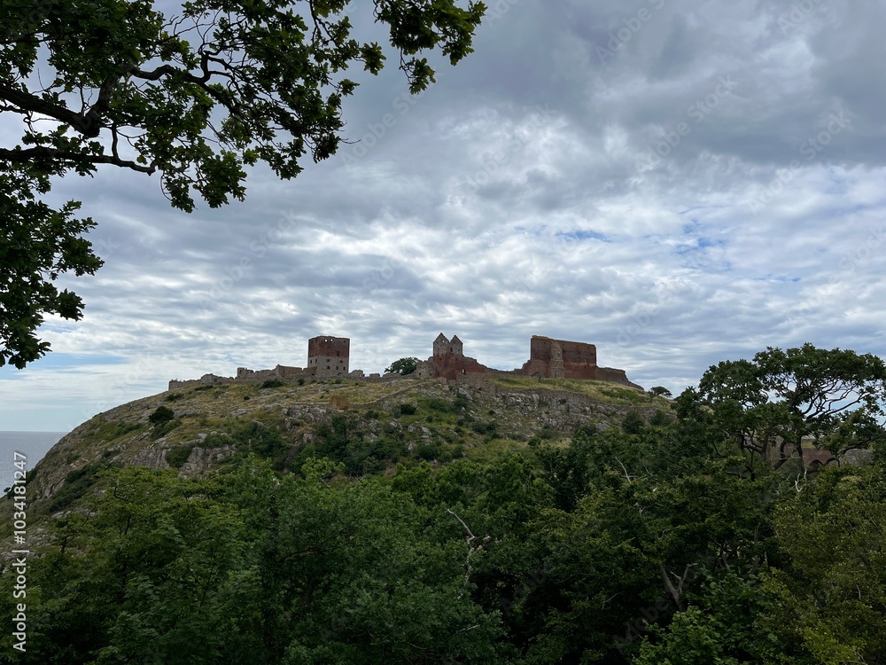 Fototapeta premium old castle in the mountains