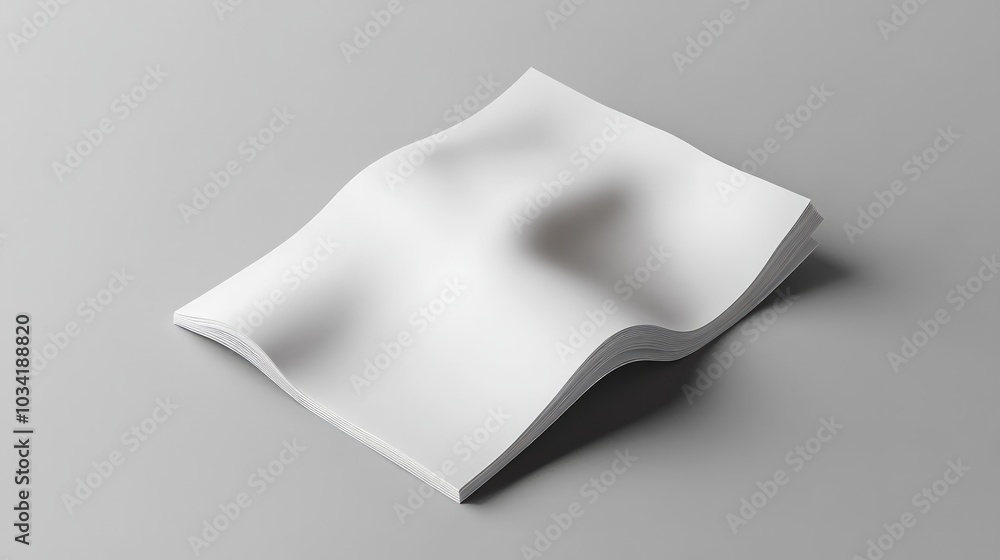 Blank half-folded booklet mockup, versatile design for brochures or postcards, ideal for showcasing promotional content, set against a neutral gray background. Blank half-folded booklet mockup, versatile design for brochures or postcards, ideal for showcasing promotional content, set against a neutral gray background.