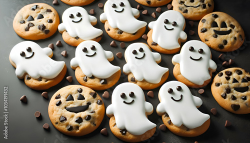 halloween ghost cookies