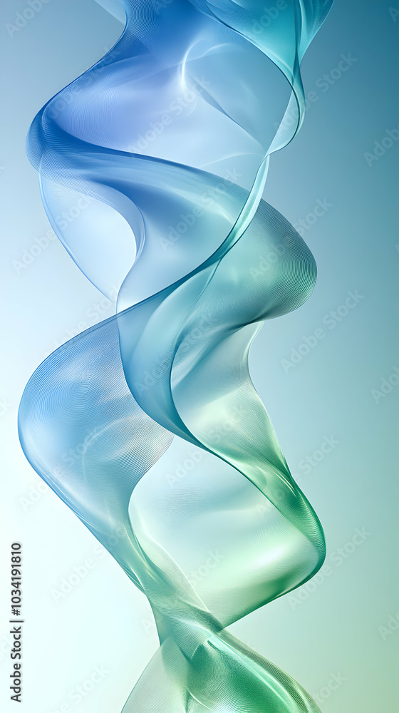 Soft Blue and Green Curved Medical Background for Healthcare Design Soft Blue and Green Curved Medical Background for Healthcare Design