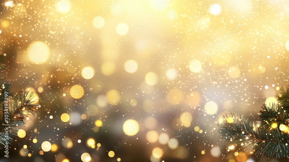 Luxurious golden Christmas background with light sparkles and abstract generative patterns, perfect for festive branding or holiday campaigns. Luxurious golden Christmas background with light sparkles and abstract generative patterns, perfect for festive branding or holiday campaigns.