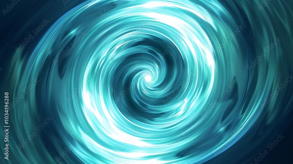 Mesmerizing Abstract Vortex in Motion - Futuristic Swirl in Blue Tones Mesmerizing Abstract Vortex in Motion - Futuristic Swirl in Blue Tones