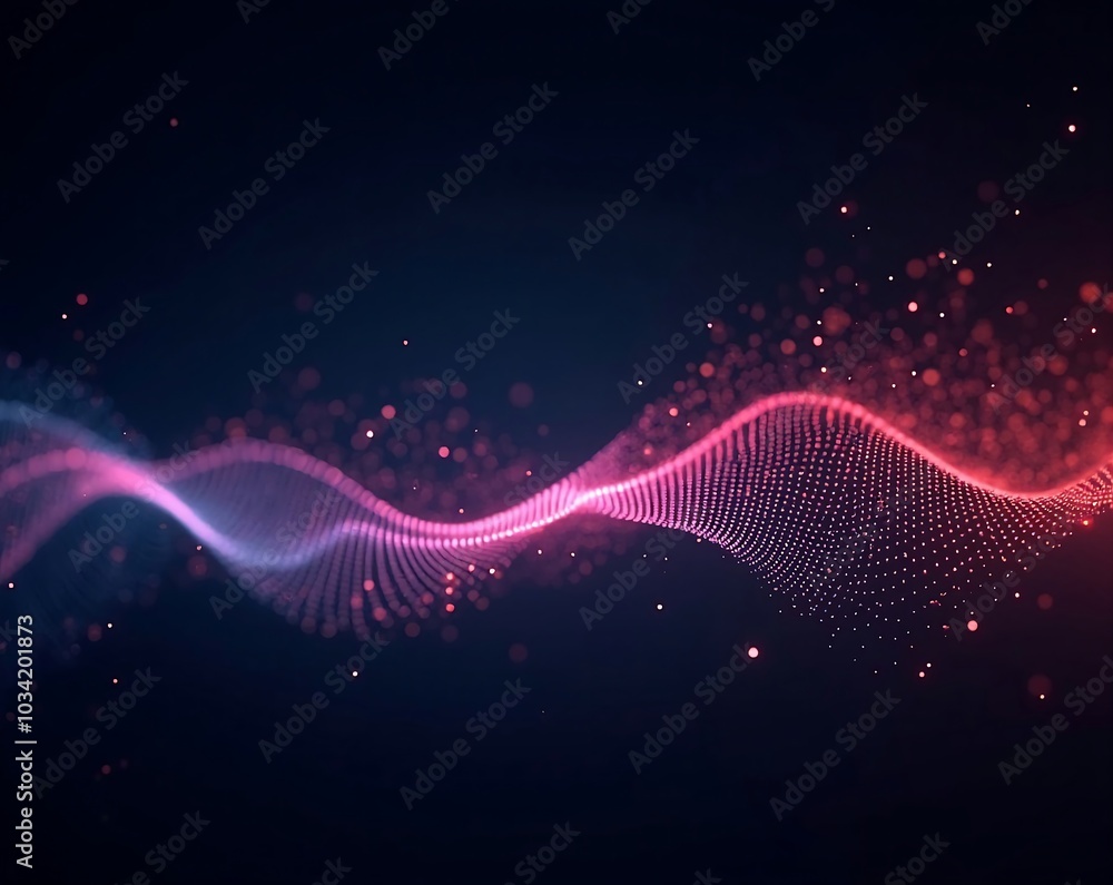 Fluorescent light waves Fluorescent light waves