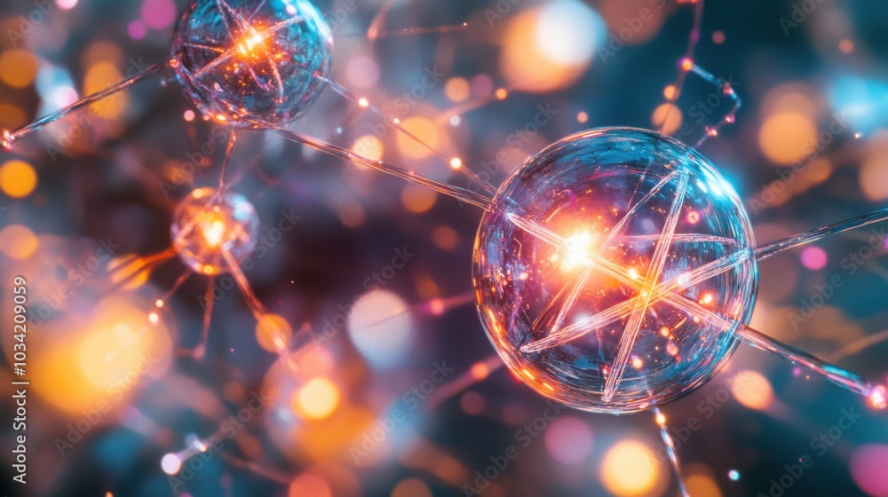 atoms being creatively designed in a laboratory setting atoms being creatively designed in a laboratory setting