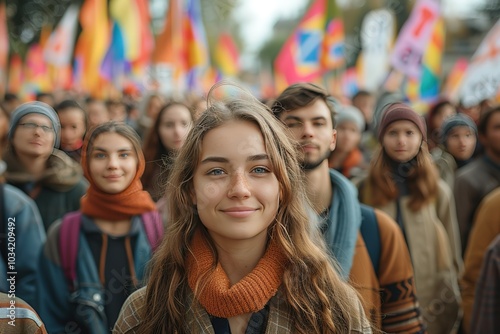 people protest demonstration politics activist activism environment rally banner photo