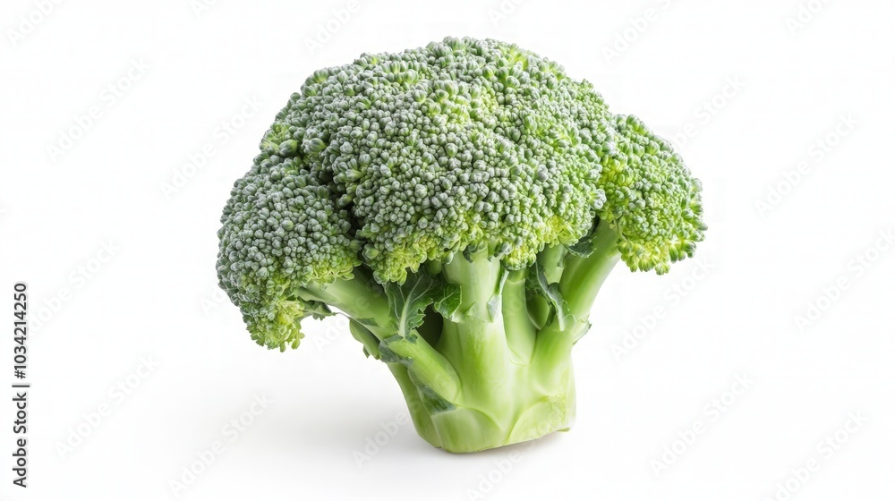 Vibrant Fresh Broccoli on White Surface, showcasing the rich green color and crisp texture of freshly harvested broccoli, perfect for healthy meals and recipes. Vibrant Fresh Broccoli on White Surface, showcasing the rich green color and crisp texture of freshly harvested broccoli, perfect for healthy meals and recipes.