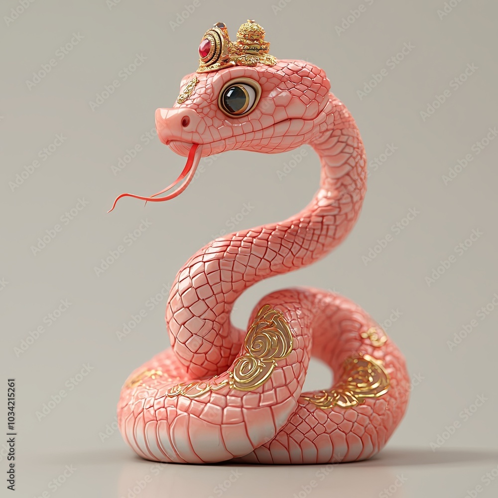 Fototapeta premium Chinese traditional festival Spring Festival, zodiac year of the snake