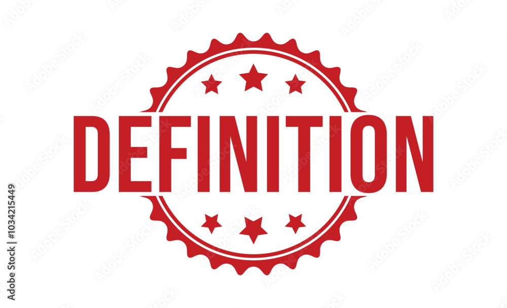 Definition Red rubber stamp on white background. Definition stamp sign. Definition stamp. Definition Red rubber stamp on white background. Definition stamp sign. Definition stamp.