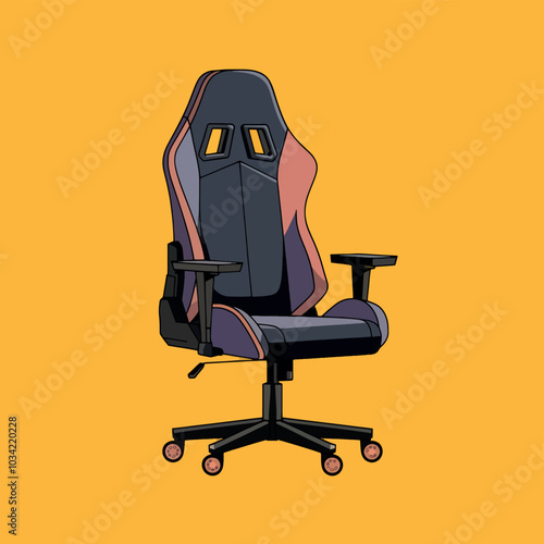  Gamer chair, gaming concept