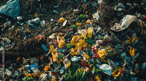 Biodegradable waste is carefully sorted at a biomass facility, ready for conversion into clean energy in an environmentally conscious operation.