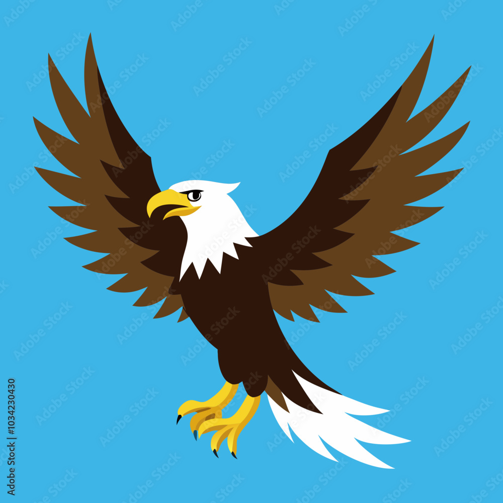 american bald eagle with flag american bald eagle with flag