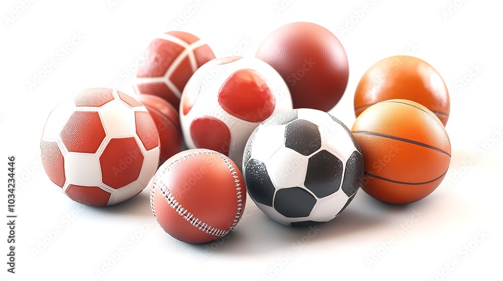 Balls Isolated On White, Showcasing A Variety Of Sports, Wallpaper Pictures, Background Hd Balls Isolated On White, Showcasing A Variety Of Sports, Wallpaper Pictures, Background Hd