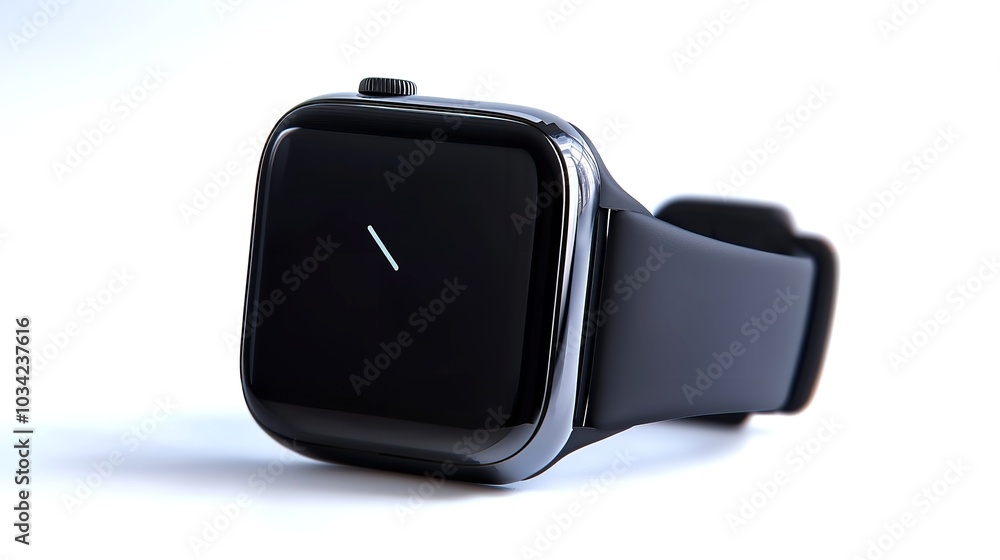 Tech-Enhanced Wristwatch isolated on transparent Background Tech-Enhanced Wristwatch isolated on transparent Background