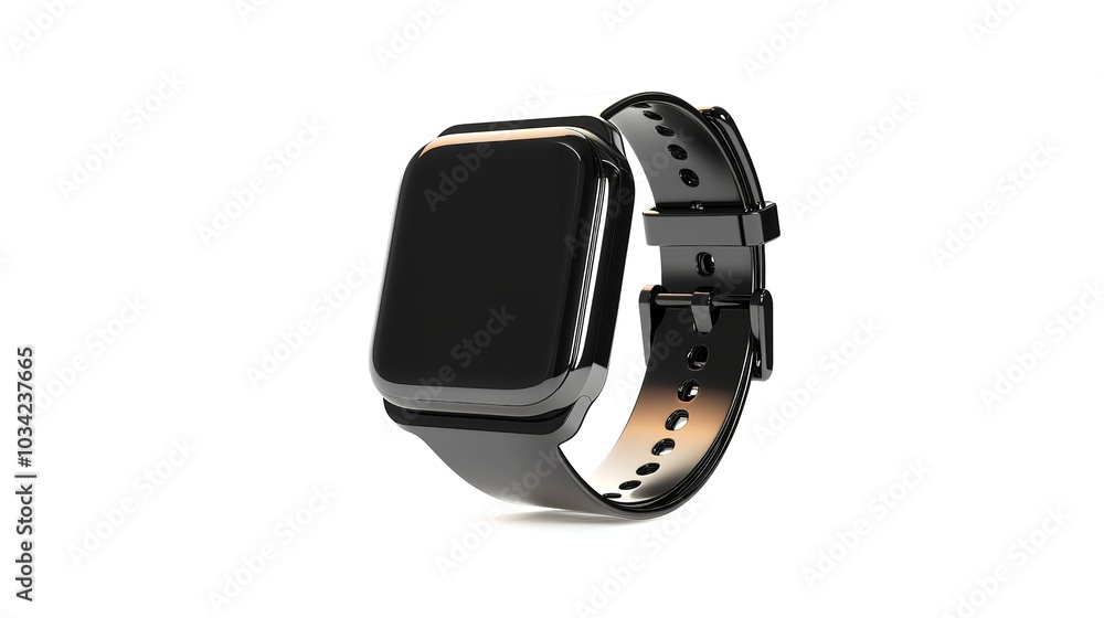 Tech-Enhanced Wristwatch isolated on transparent Background Tech-Enhanced Wristwatch isolated on transparent Background