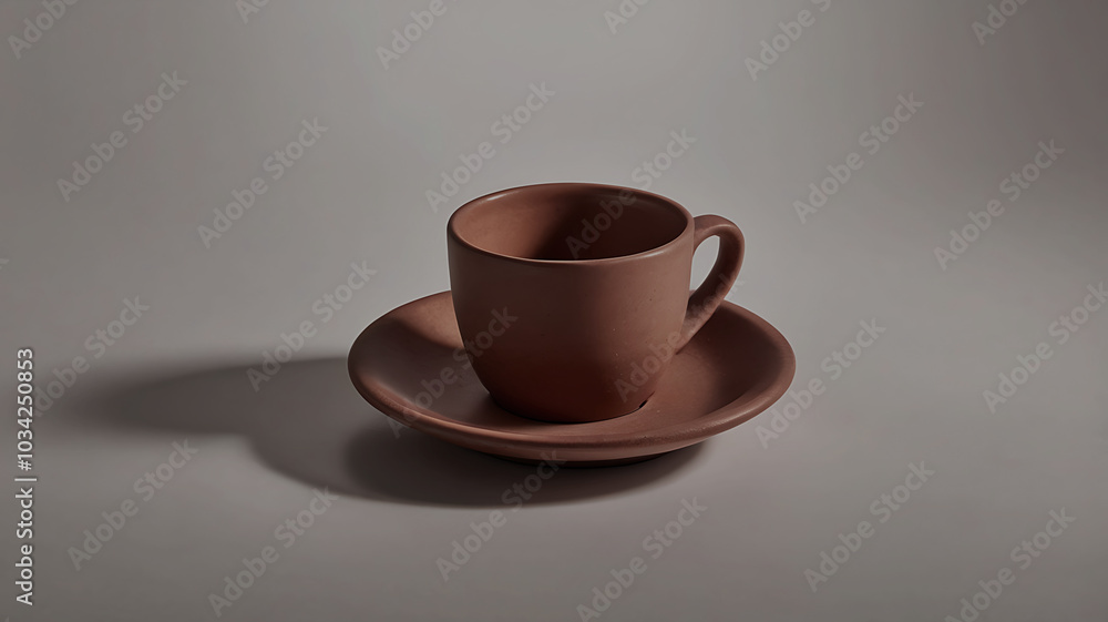 Coffee mug hot drink paper cup icon illustrated cinnamon and saucer wooden table realistic ove background Coffee mug hot drink paper cup icon illustrated cinnamon and saucer wooden table realistic ove background