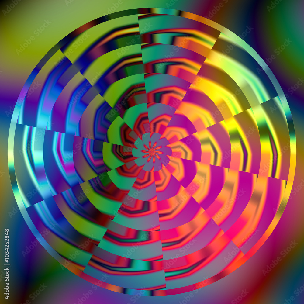 Abstract fractal explosion of spectral colors in motion, creativity and imagination. Abstract fractal explosion of spectral colors in motion, creativity and imagination.