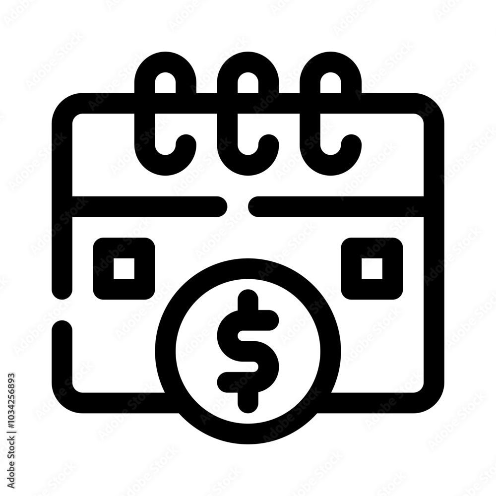 Subscription line icon Subscription line icon