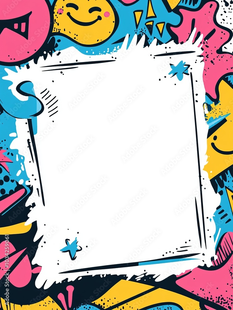 Fototapeta premium funny party invitation template