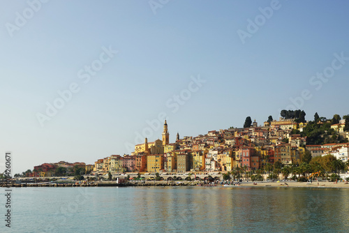 Wallpaper Mural The harbour of Menton, the French Riviera Torontodigital.ca