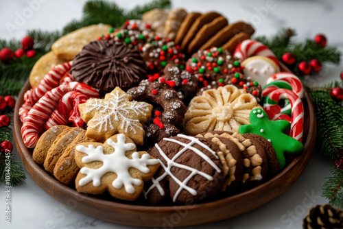Array Of Christmas Cookies,...