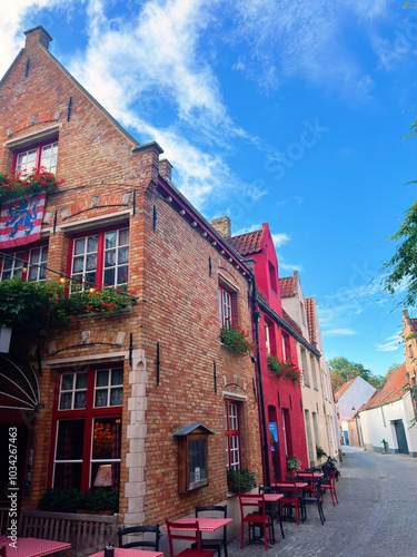 Romantic Facades of Brugge: Exploring Belgium's Medieval Architecture and Picturesque Brick Houses