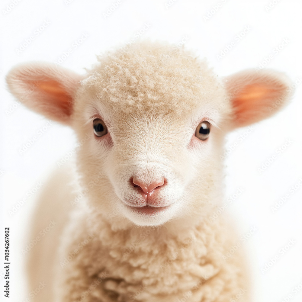Baby Sheep Isolated Baby Sheep Isolated