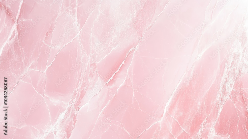 Fototapeta premium Elegant Pink Marble Texture with Subtle Veining