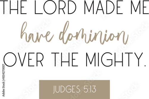 Encouraging Bible Verse printable, Christian biblical poster, vector illustration