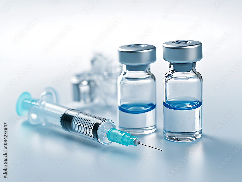 Medical healthcare vaccine bottles background Medical healthcare vaccine bottles background