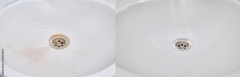 Before and After A Stunning Sink Cleaning Transformation for Your Bathroom Space Before and After A Stunning Sink Cleaning Transformation for Your Bathroom Space
