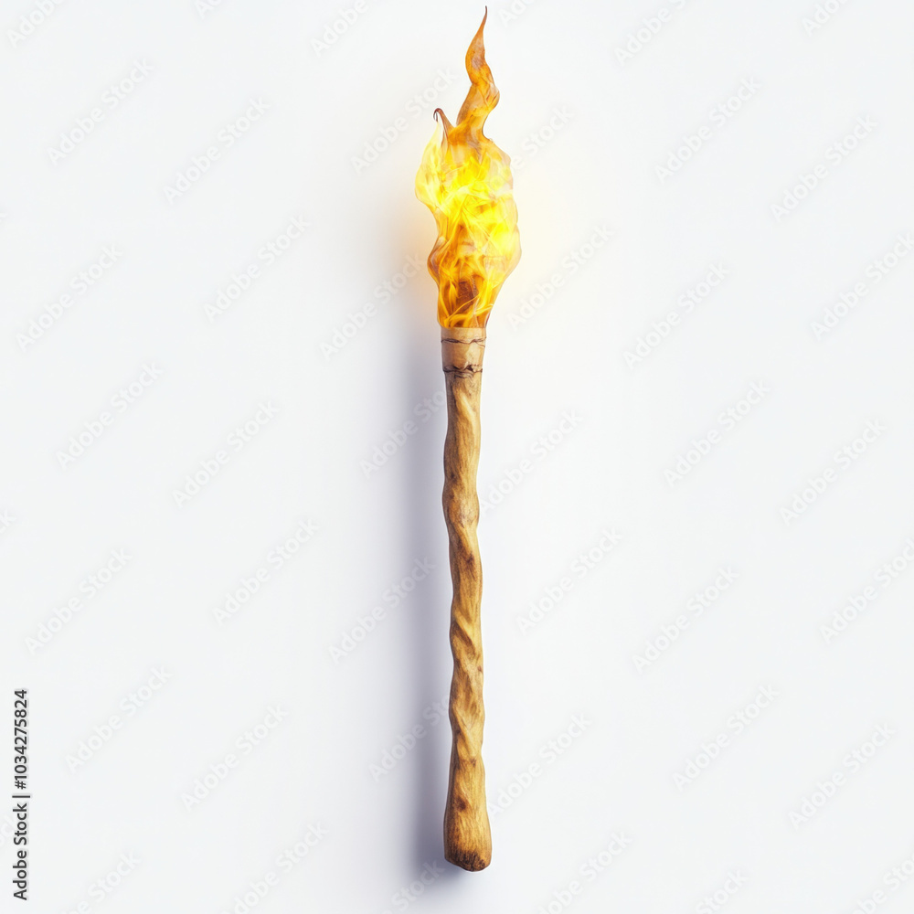 Torch Flame Isolated Torch Flame Isolated