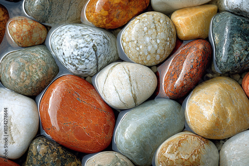 Water Pebbles Background