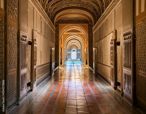 corridor in the old town