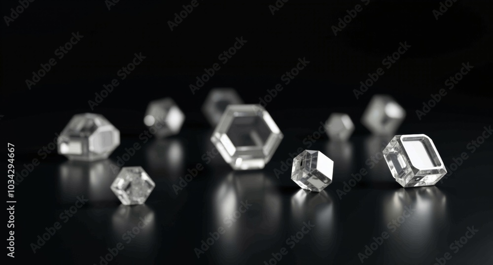 A few silver translucent mirror squares stand out, showcasing their glossy finish and perfect smoothness in a high-definition 3D render against a dark backdrop. A few silver translucent mirror squares stand out, showcasing their glossy finish and perfect smoothness in a high-definition 3D render against a dark backdrop.