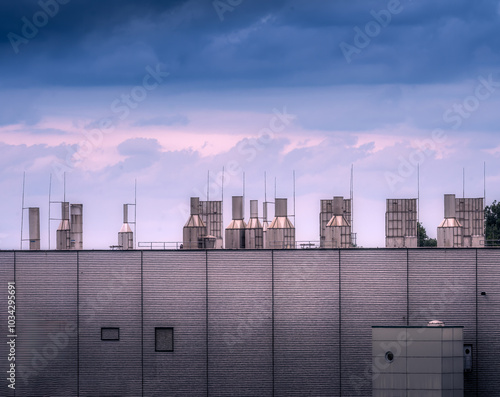 Facade of an old factory