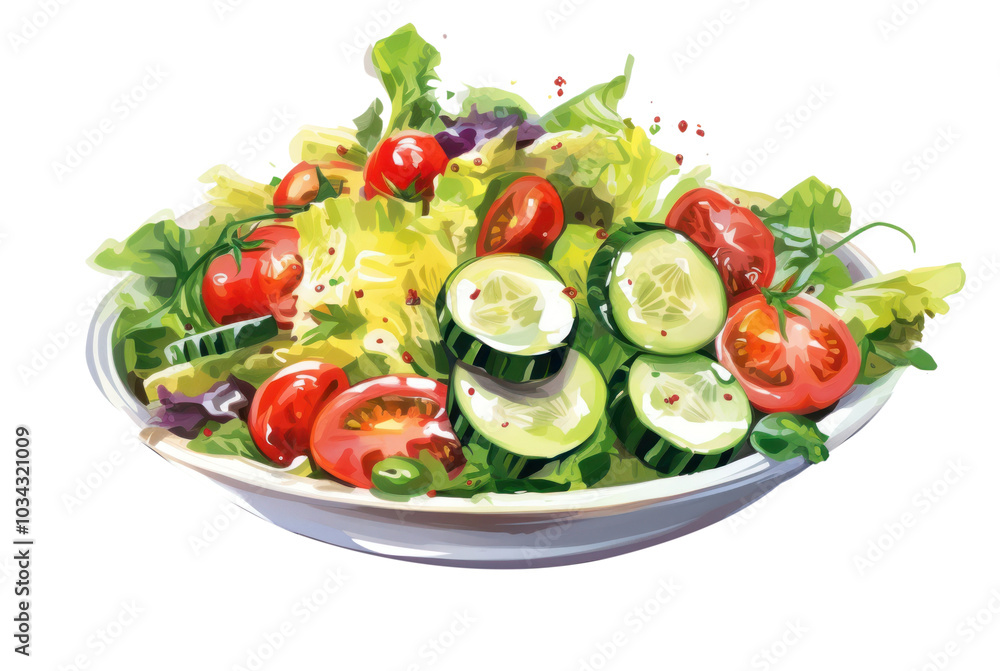 PNG Salad food meal dish, digital paint illustration. PNG Salad food meal dish, digital paint illustration.
