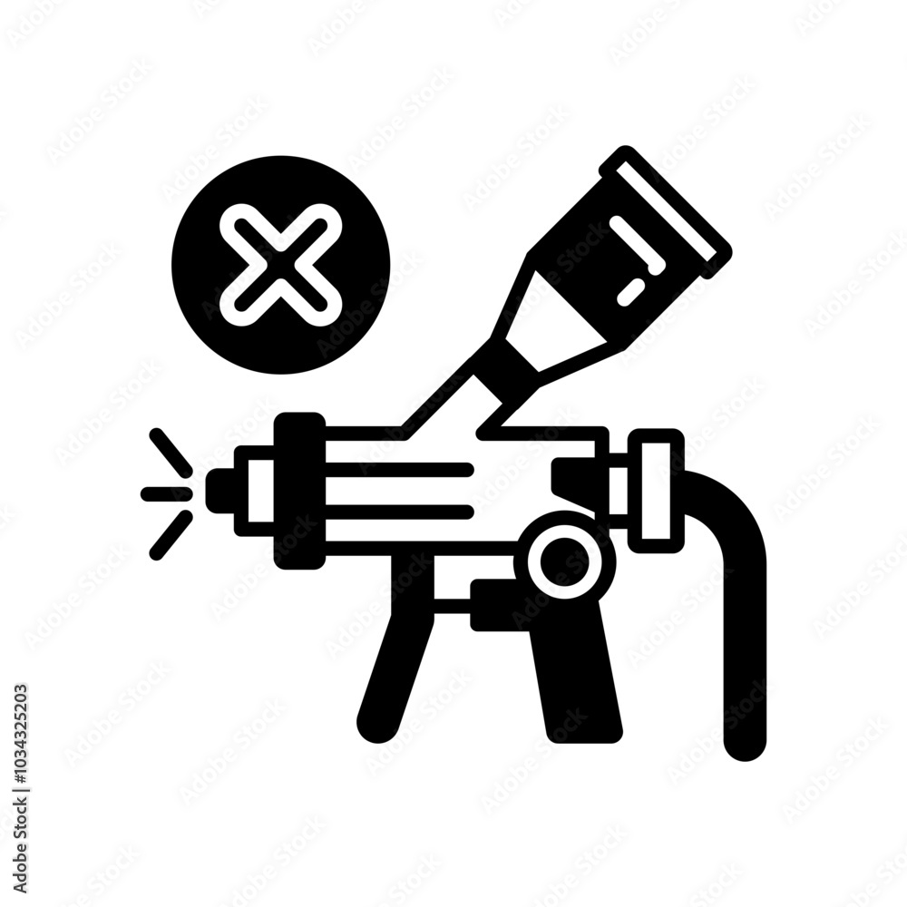 Coatings Glyph Icon, Vector illustration Coatings Glyph Icon, Vector illustration
