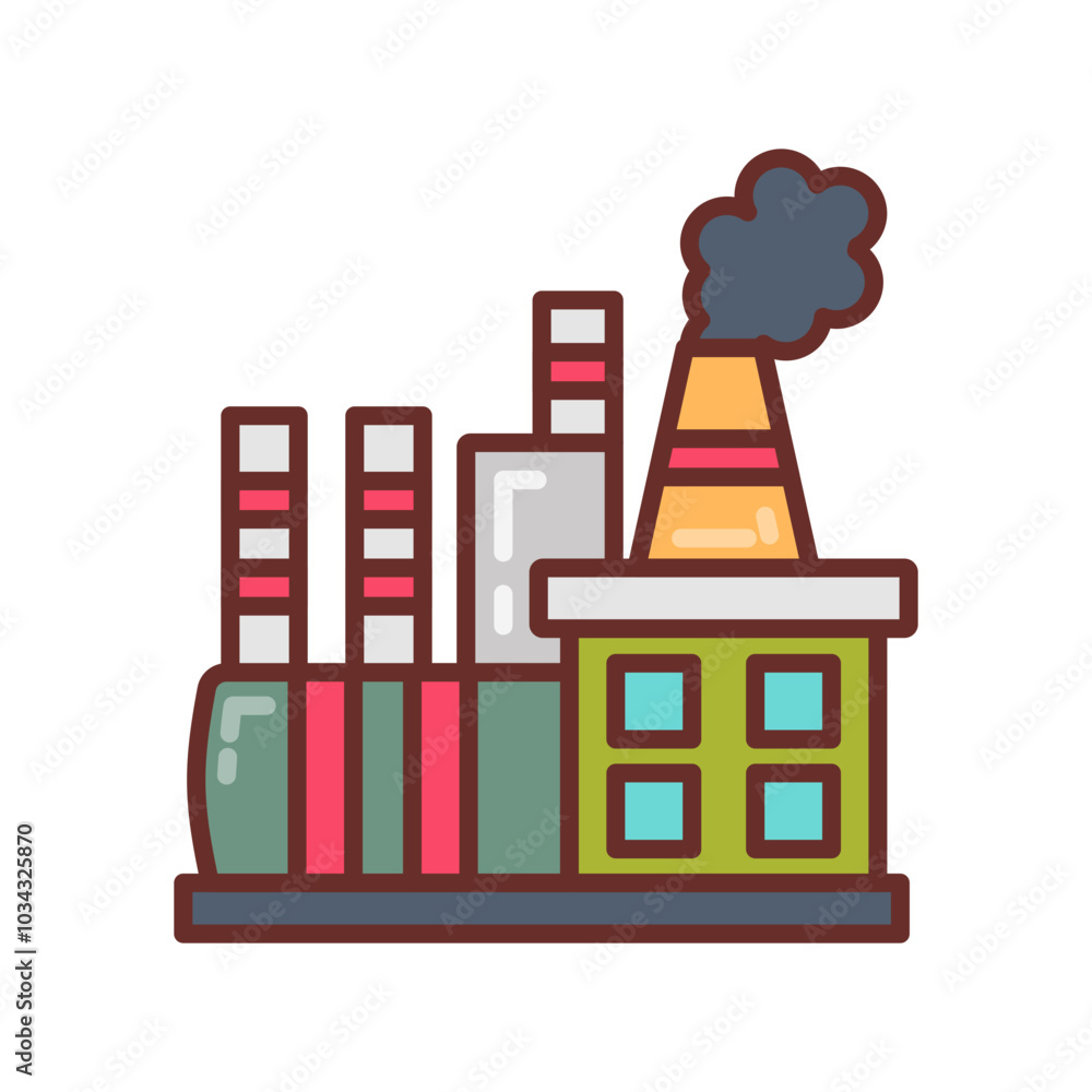 Chemical Manufacturing Filled Icons , Vector illustration Chemical Manufacturing Filled Icons , Vector illustration